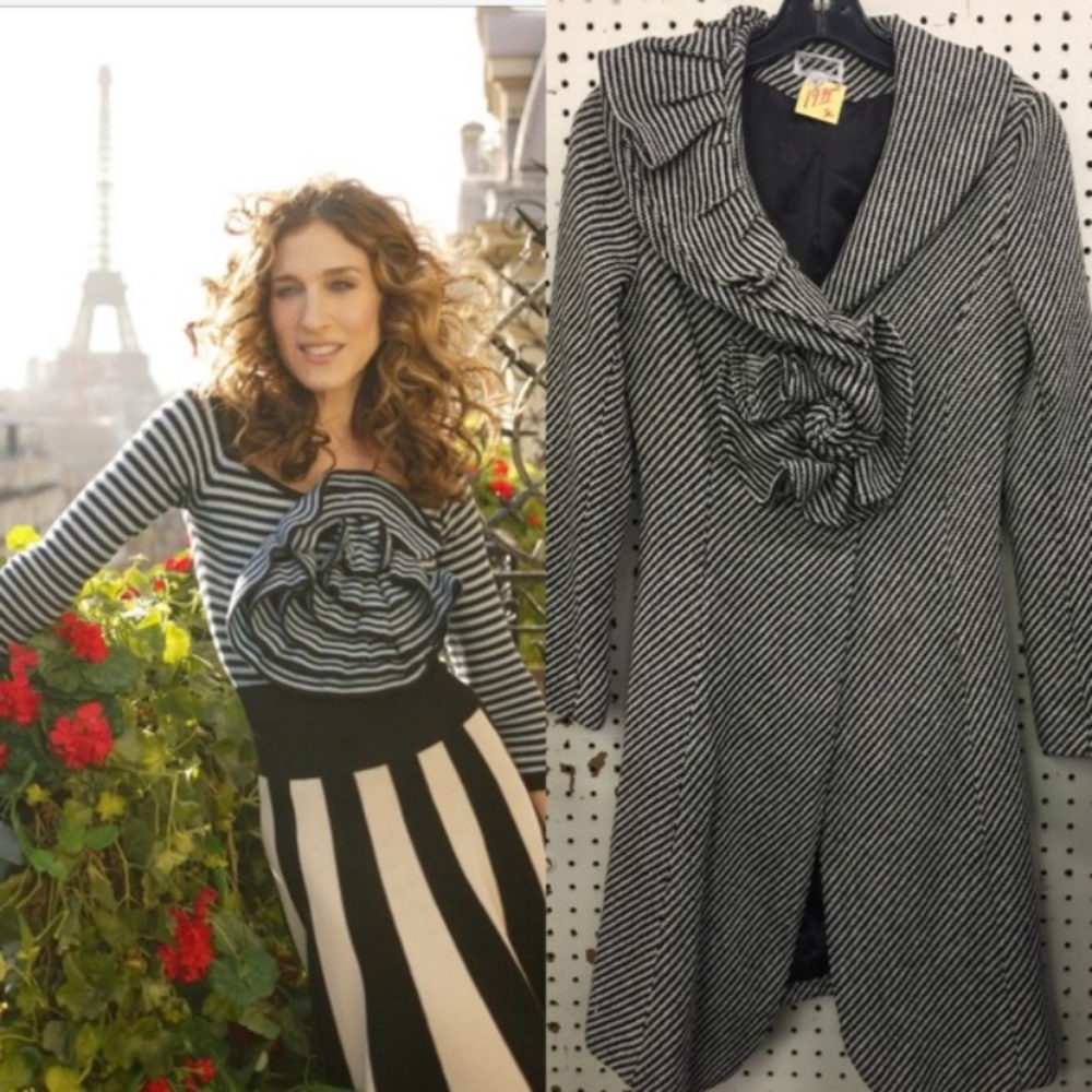 Vintage inspired coat. Very SATC.